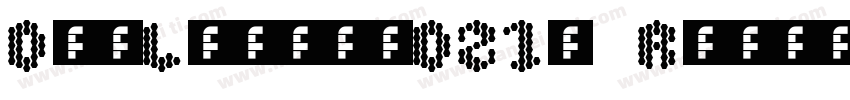 DotLatin_D21b Regular字体转换